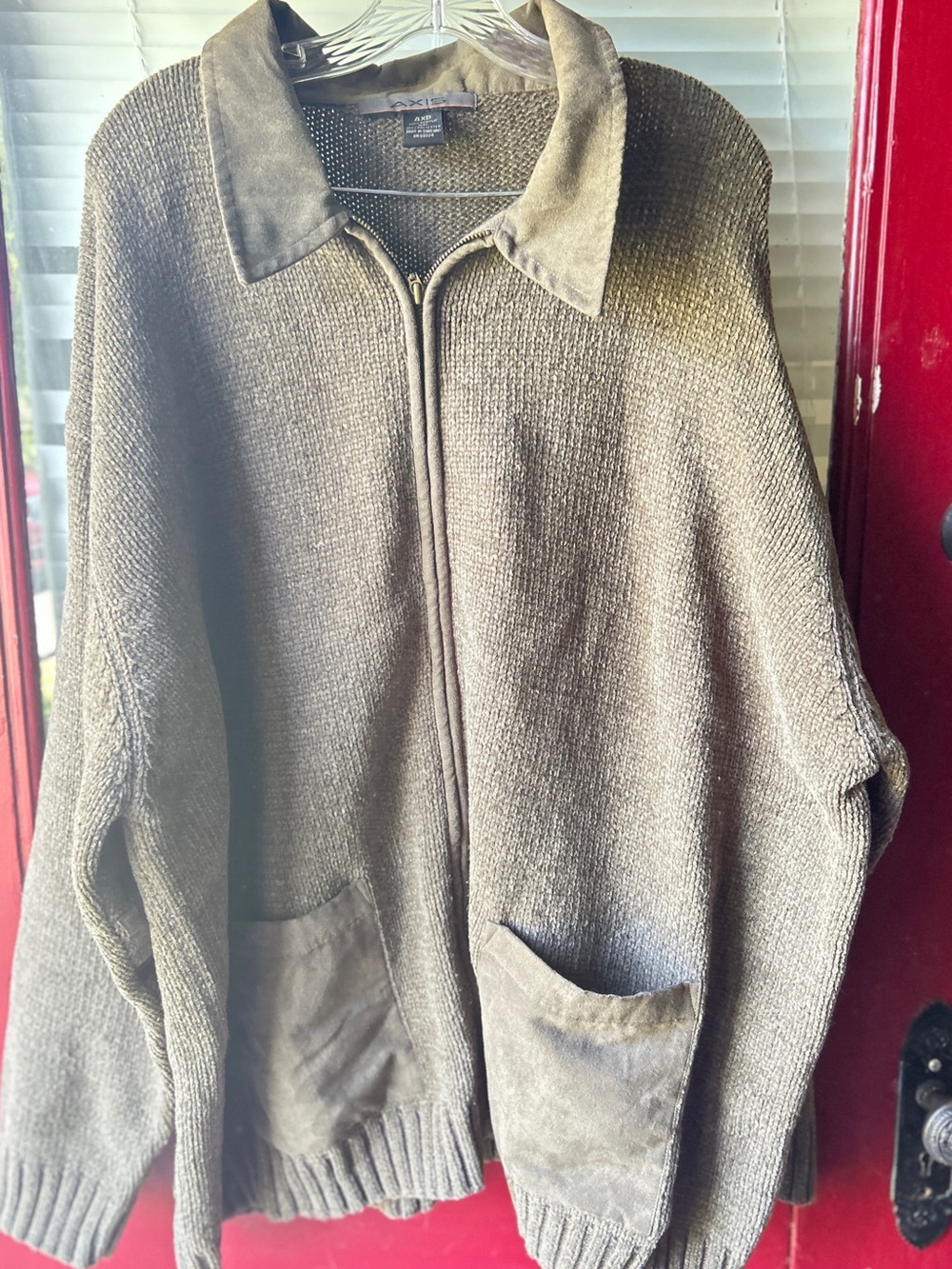 Axis Mens zip sweater